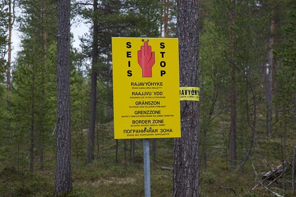 Two asylum seekers detained after suspected illegal border crossing from Russia, marking first use of EU screening procedure on eastern border